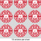 Damask 2" Multipurpose Round Labels - Sheet