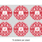 Damask 3" Multipurpose Round Labels - Sheet