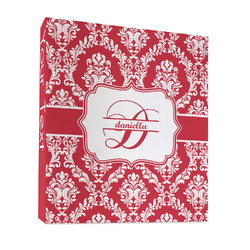 Damask 3 Ring Binder - Full Wrap - 1" (Personalized)