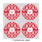 Damask 4" Multipurpose Round Labels - Sheet