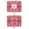 Damask 8" Drum Lampshade - APPROVAL (Fabric)