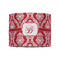 Damask 8" Drum Lampshade - FRONT (Fabric)