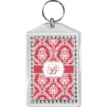 Damask Bling Keychain (Personalized)