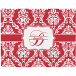 Damask Woven Fabric Placemat - Twill w/ Name and Initial