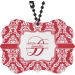 Damask Rear View Mirror Decor (Personalized)