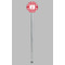 Damask Clear Plastic 7" Stir Stick - Round - Single Stick