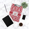 Damask Clipboard - Lifestyle Photo