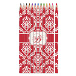 Damask Colored Pencils (Personalized)