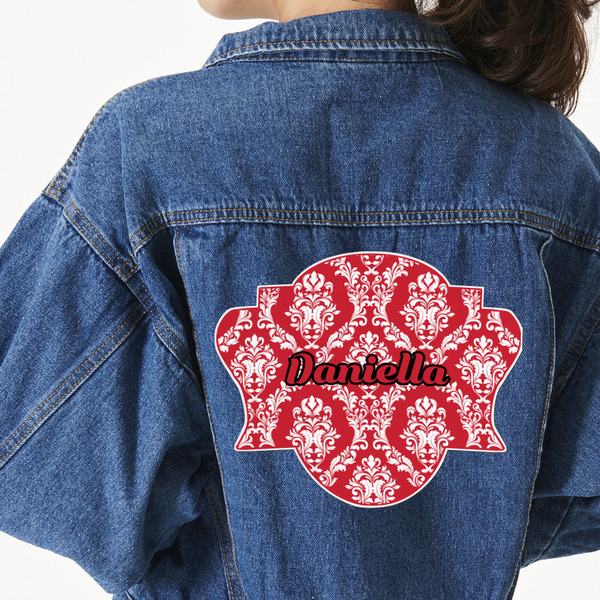 Custom Damask Twill Iron On Patch - Custom Shape - 3XL (Personalized)