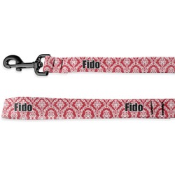 Damask Deluxe Dog Leash - 4 ft (Personalized)