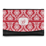 Damask Genuine Leather Women's Wallet - Small (Personalized)