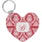Damask Heart Keychain (Personalized)
