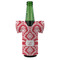 Damask Jersey Bottle Cooler - FRONT (on bottle)