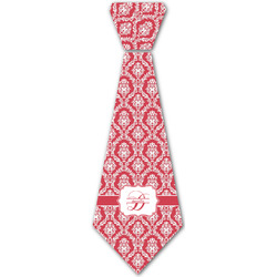 Damask Iron On Tie - 4 Sizes w/ Name and Initial