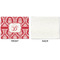 Damask Linen Placemat - APPROVAL Single (single sided)