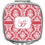 Damask Compact Makeup Mirror (Personalized)