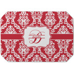 Damask Dining Table Mat - Octagon (Single-Sided) w/ Name and Initial