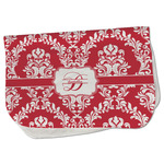 Damask Burp Cloth - Fleece w/ Name and Initial