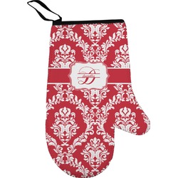 Damask Oven Mitt (Personalized)