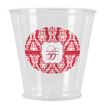 Damask Plastic Shot Glass (Personalized)