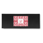 Damask Rubber Bar Mat (Personalized)