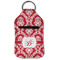 Damask Sanitizer Holder Keychain - Small (Front Flat)