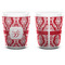 Damask Shot Glass - White - APPROVAL