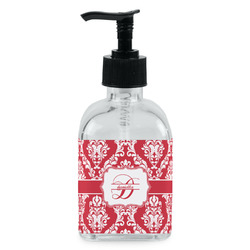 Damask Glass Soap & Lotion Bottle - Single Bottle (Personalized)