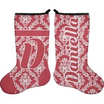 Damask Holiday Stocking - Double-Sided - Neoprene (Personalized)