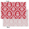 Damask Tissue Paper - Heavyweight - Small - Front & Back