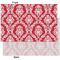 Damask Tissue Paper - Heavyweight - XL - Front & Back