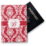 Damask Vinyl Passport Holder (Personalized)