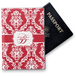 Damask Vinyl Passport Holder (Personalized)