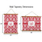 Damask Wall Hanging Tapestries - Parent/Sizing