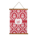 Damask Wall Hanging Tapestry - Tall (Personalized)