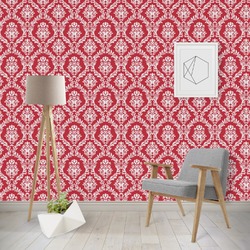 Damask Wallpaper & Surface Covering (Peel & Stick - Repositionable)