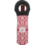 Damask Wine Tote Bag (Personalized)