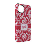 Damask iPhone Case - Rubber Lined - iPhone 14 (Personalized)