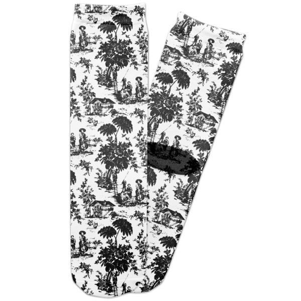 Custom Toile Adult Crew Socks