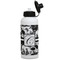 Toile Aluminum Water Bottle - White Front