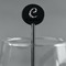 Toile Black Plastic 5.5" Stir Stick - Round - Main