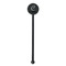 Toile Black Plastic 5.5" Stir Stick - Round - Single Stick