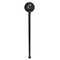 Toile Black Plastic 7" Stir Stick - Round - Single Stick