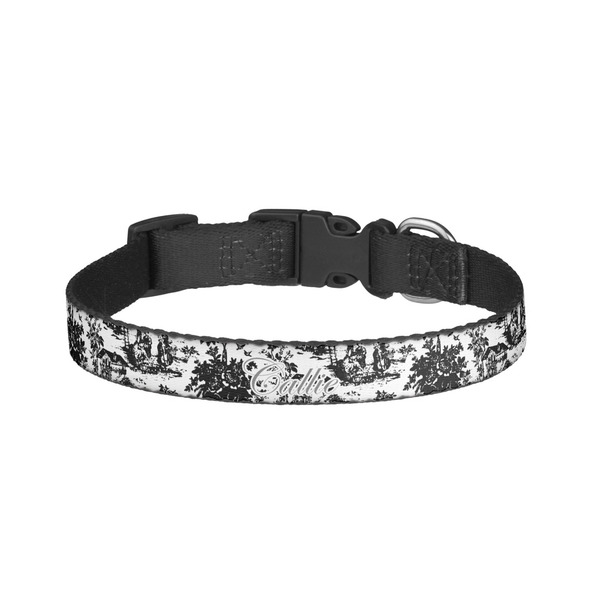 Custom Toile Dog Collar - Small (Personalized)