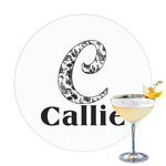 Toile Printed Drink Topper - 3.25" (Personalized)