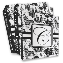 Toile 3 Ring Binder - Full Wrap (Personalized)