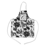 Toile Kid's Apron w/ Initial