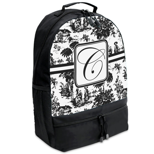 Custom Toile Backpacks - Black (Personalized)