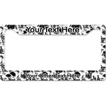 Toile License Plate Frame - Style B (Personalized)