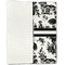 Toile Linen Placemat - Folded Half